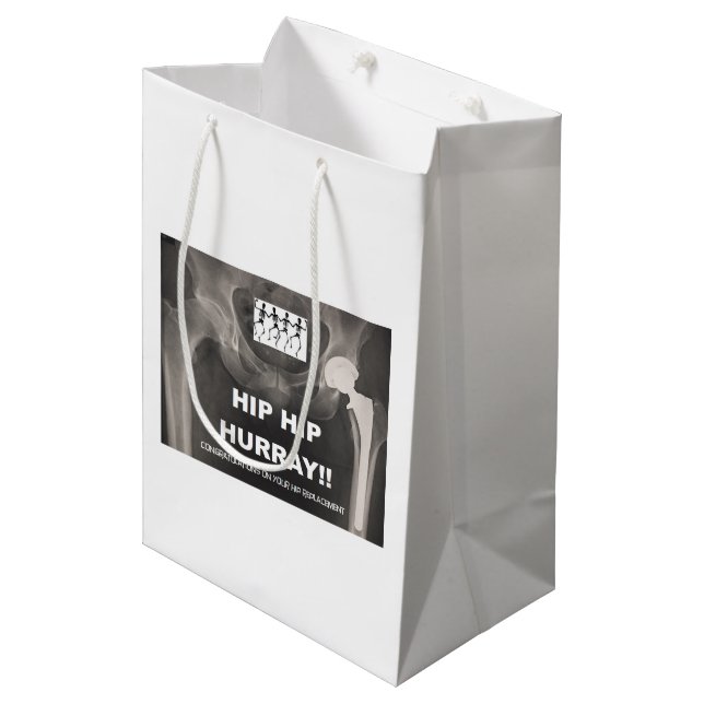 Sac Cadeau Moyen Hanche de hanche Hurray - Contrats sur la (Devant Angle)