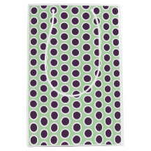 Happy Dots Gift Bag — Sage & Plum (Gender-Neutral)