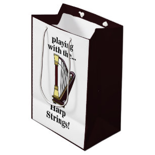 Sac Cadeau Moyen Harpe musicale Instrument Harpe