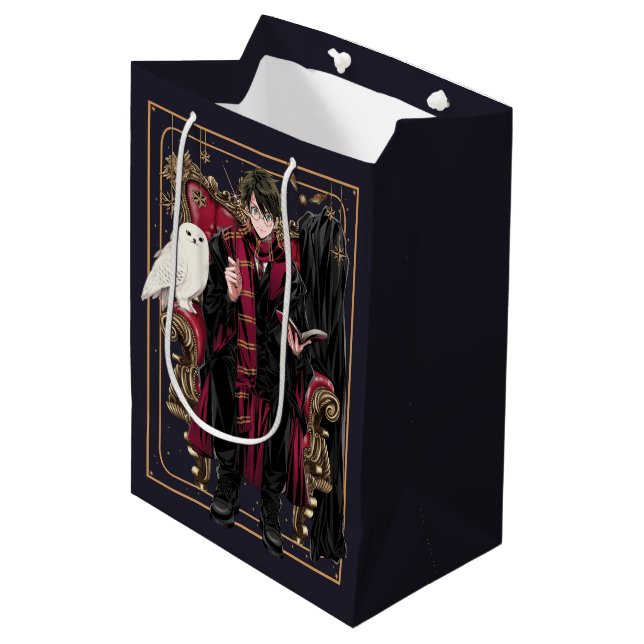 Sac Cadeau Moyen HARRY POTTER™ | Anime HARRY POTTER™ assis (Devant Angle)