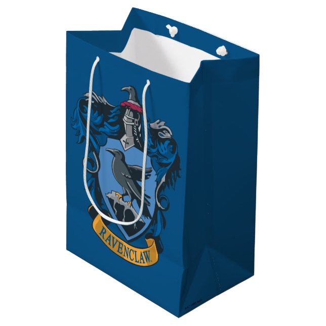 Sac Cadeau Moyen Harry Potter | Armoiries de Ravenclaw (Devant Angle)