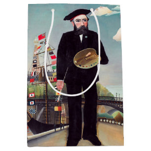 Sac Cadeau Moyen Henri Rousseau - Mon portrait-Paysage