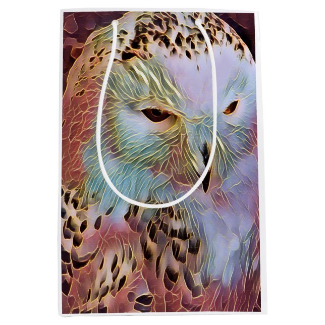 SAC CADEAU MOYEN HIBOU (Devant)