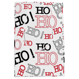 Sac Cadeau Moyen HoHoHo