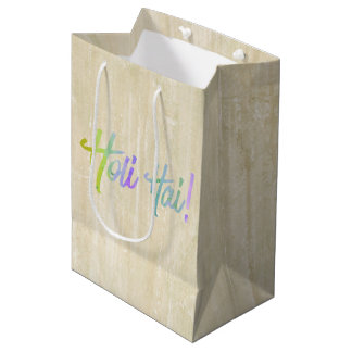 Sac Cadeau Moyen holi ES - HOLI HAI grunge pastel 1