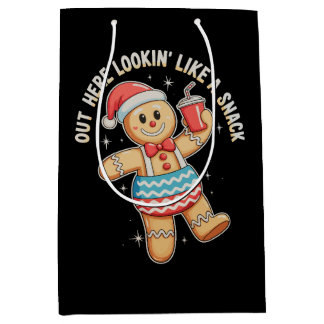 Sac Cadeau Moyen Ici, On A L'Air D'Un Snack Fantastique Noël Noël N