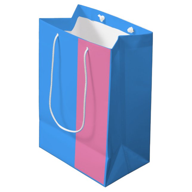 Sac Cadeau Moyen Idées de révélation du genre mignonne, (Devant Angle)