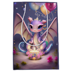 Sac Cadeau Moyen Imaginaire Cute Kawaii bébé dragon