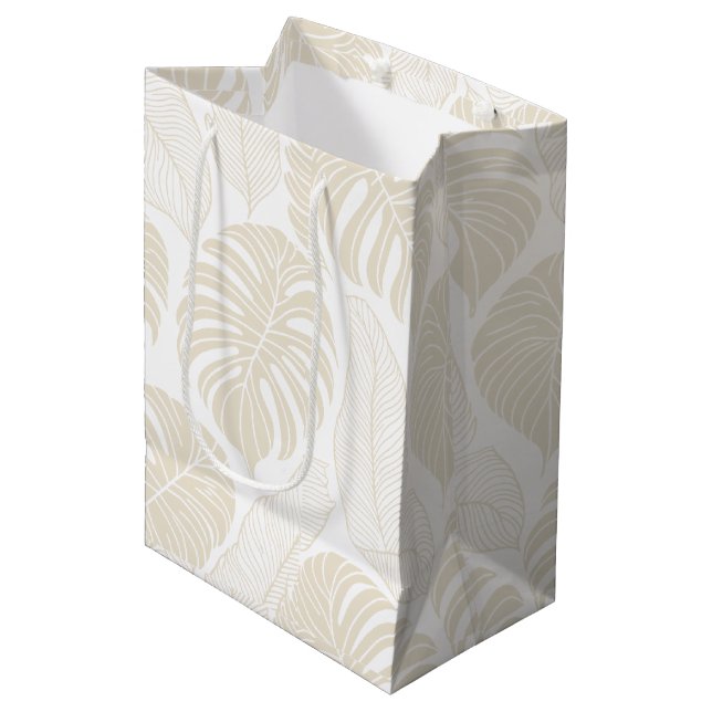 Sac Cadeau Moyen Imprimé hawaïen (Devant Angle)