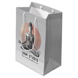 Sac Cadeau Moyen Instructeur de méditation Yoga Reiki Master Lotus