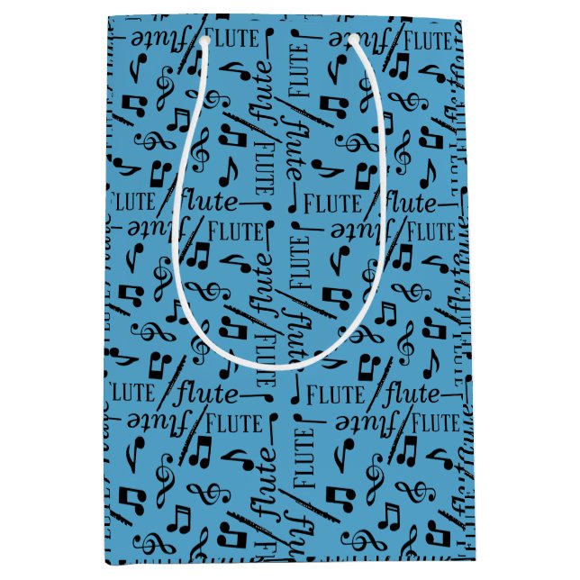 Sac Cadeau Moyen Instrument à flux (Devant)