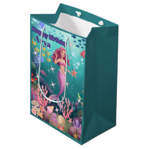 Sac Cadeau Moyen Invitation personnalisée pour une fête d'anniversa