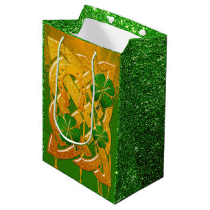 Sac Cadeau Moyen Irish Fun 3D Whimsey