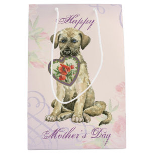 Sac Cadeau Moyen Irish Wolfhound Heart Mom