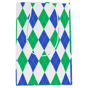 Sac Cadeau Moyen Jacquard classique Motif - Golf Party
