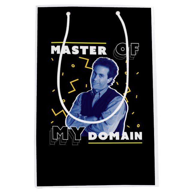Sac Cadeau Moyen Jerry Seinfeld | Maître de mon domaine (Devant)