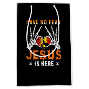 Sac Cadeau Moyen Jésus Est Coeur Squelette Main