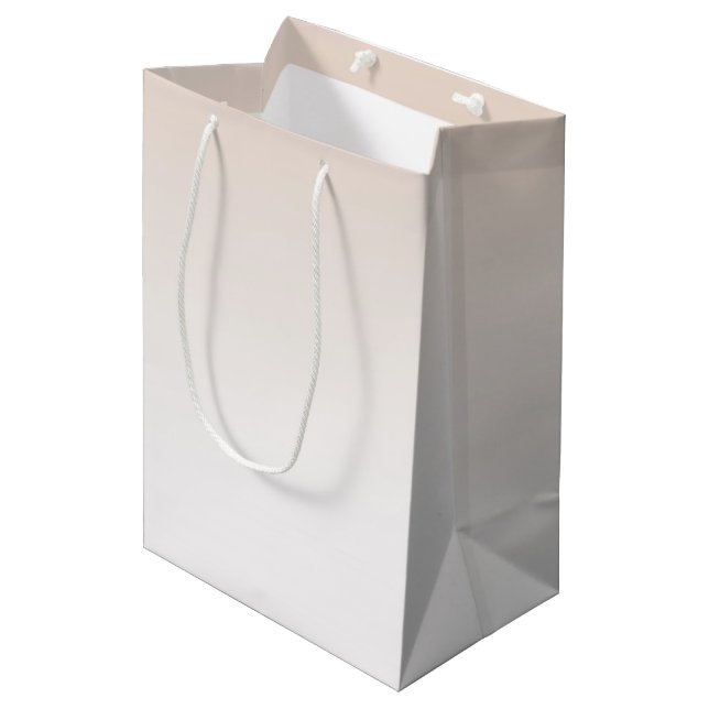 Sac Cadeau Moyen Joli comme un Mariage de pêche (Devant Angle)