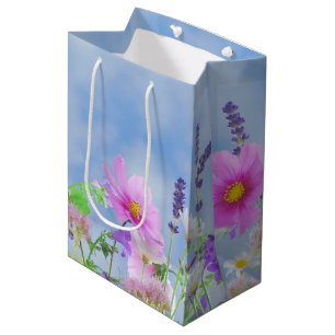 Sac Cadeau Moyen Jolies fleurs sauvages de printemps