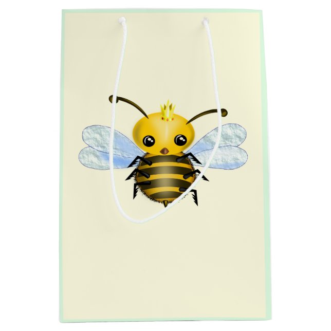 Sac Cadeau Moyen Jote reine abeille (Devant)