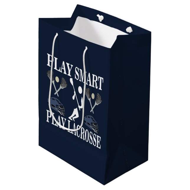 Sac Cadeau Moyen Joueur de crosse Anniversaire (Devant Angle)