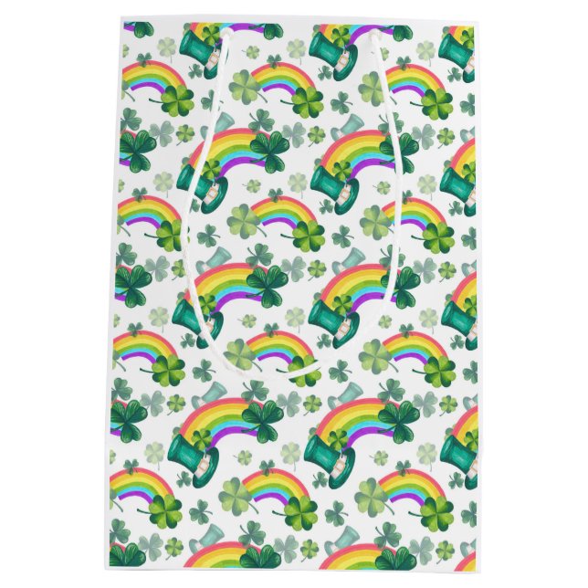 Sac Cadeau Moyen Jour de la Saint Patrick (Dos)