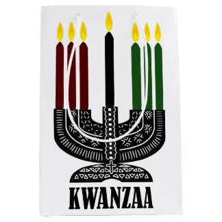 Sac Cadeau Moyen Joyeux Kwanzaa