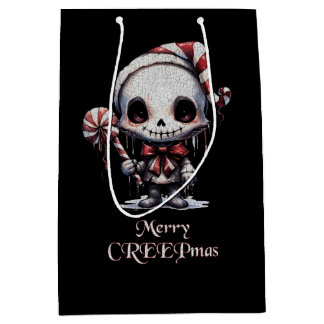 Sac Cadeau Moyen Joyeux Noël Éffrayant gothique