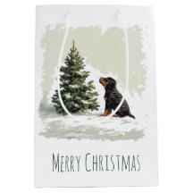 Joyeux Noël Rottweiler Chien Arbre de Noël
