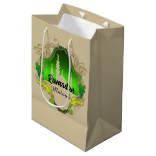 Sac Cadeau Moyen Joyeux Ramadan Moubarak Kareem 2024