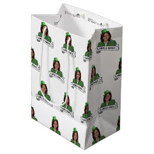 Sac Cadeau Moyen Kamala Harris St. Patrick's Day