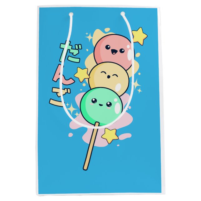 Sac Cadeau Moyen Kawaii Hanami Dango (Devant)