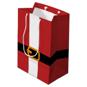 Sac Cadeau Moyen La ceinture de Père Noël