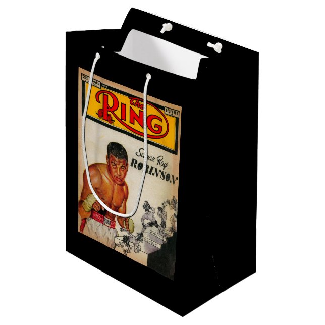 Sac Cadeau Moyen La couverture de magazine d'anneau 2 (Devant Angle)