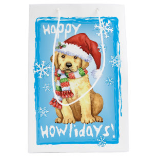 Sac Cadeau Moyen Laboratoire jaune heureux de Howlidays