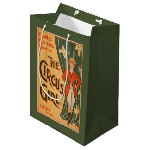 Sac Cadeau Moyen L'affiche théâtrale #1 de fille de cirque
