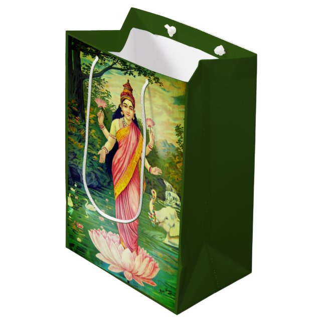 Sac Cadeau Moyen Lakshmi (Devant Angle)