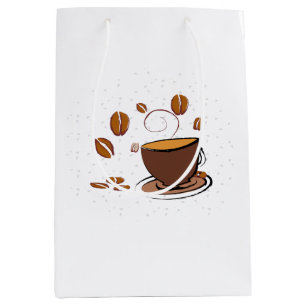 Sac Cadeau Moyen L'amour du café