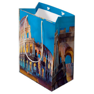Sac Cadeau Moyen ldp COLOSSEUM Rome - par nuit