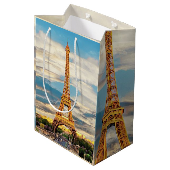Sac Cadeau Moyen ldp TOUR EIFFEL - Paris - vue (Dos Angle)