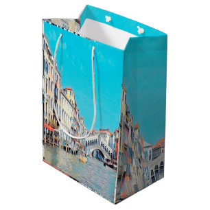 Sac Cadeau Moyen ldp VENICE - Grand Canal - Plage du Rialto -