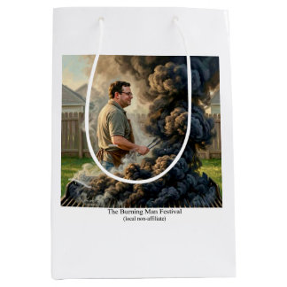 Sac Cadeau Moyen Le Festival Burning Man (local, non affilié)
