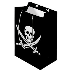 Sac Cadeau Moyen Le pirate/crânes/épées faits sur commande de