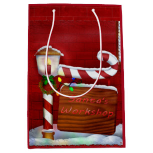 Sac Cadeau Moyen Le Whimsey de Noël de l'atelier