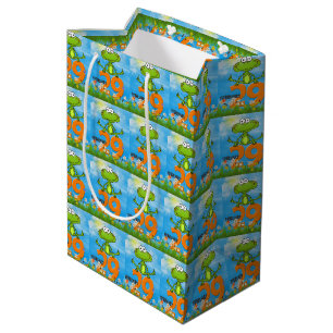 Sac Cadeau Moyen Leap Année grenouille verte Anniversaire