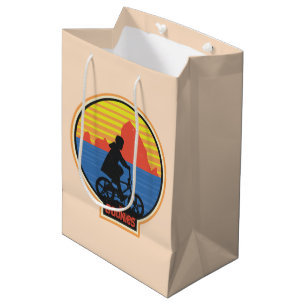 Sac Cadeau Moyen Les Goonies Retro Mikey équitation Vélo Graphique