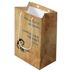 Sac Cadeau Moyen Les princesses de SlipperyJoe applaudissent affich