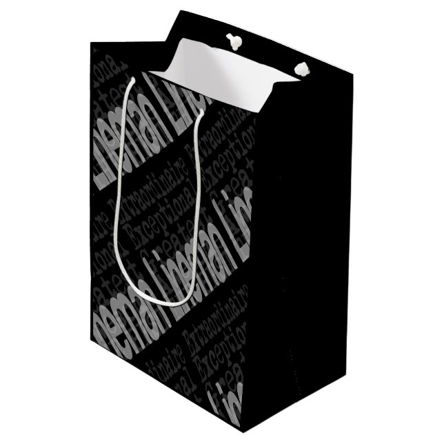 Sac Cadeau Moyen Lineman Extraordinaire (Devant Angle)