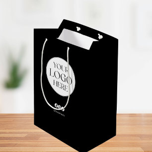 Sac Cadeau Moyen Logo d'entreprise personnalisé Marquage promotionn