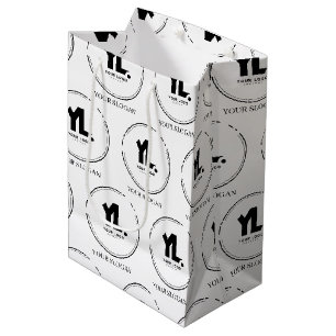 Sac Cadeau Moyen Logo d'entreprise personnalisé professionnel